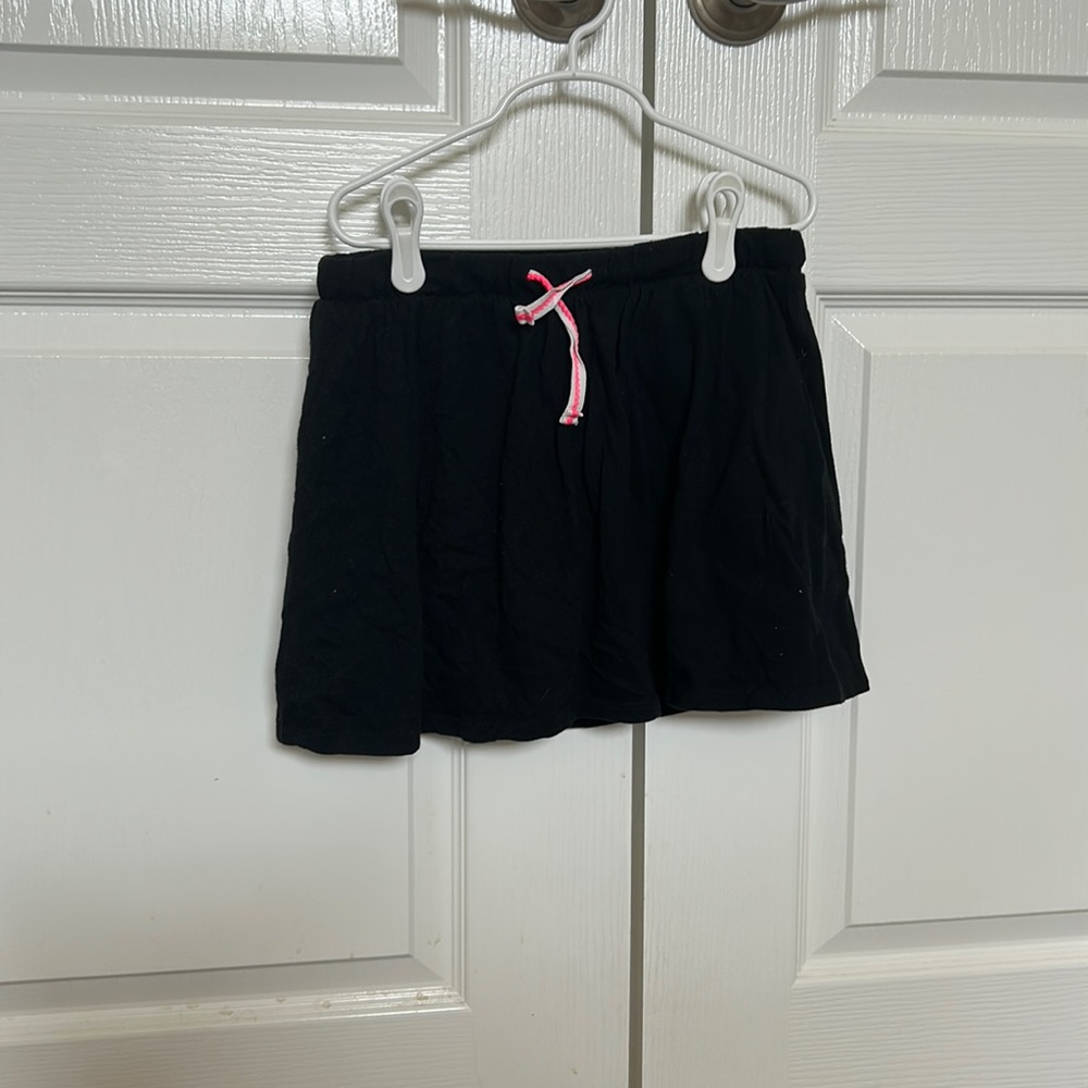 Girls Black Skort